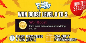 Won Boost Level 0 to 5 (Max)
