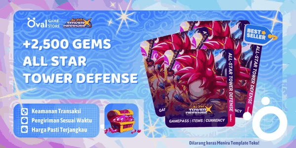 2,500 Gems - All Star Tower Defense