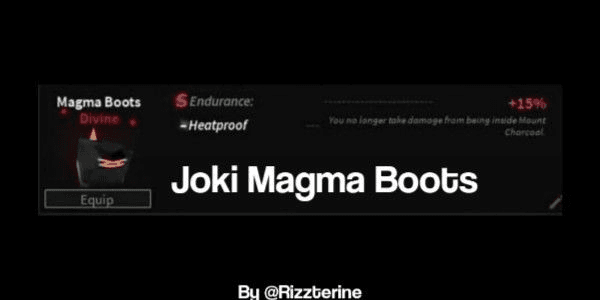 Gambar Product Joki Magma Boots | Dig