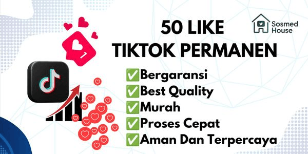 Gambar Product 50 Like Tiktok Permanent
