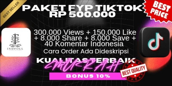 Gambar Product Combo Fyp Tiktok Permanent High Quality (Like, Views, Share, Save, and Comments)