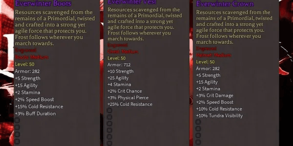 Everwinter Set (Max Rune Slot) - Rune Slayer RBL