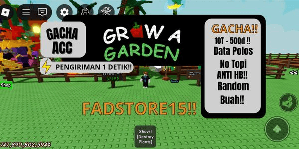 Gambar Product GACHA ACCOUNT GAG 1 (Grow A Garden)