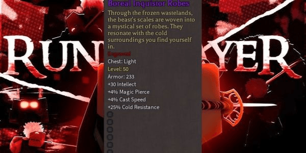 Gambar Product Boreal Inquisitor Robe (6 Rune Slot) - Rune Slayer RBL