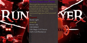بنطال Boreal Inquisitor (4 فتحات رونية) - Rune Slayer RBL