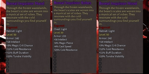 طقم Boreal Inquisitor (أقصى فتحة رونية) - Rune Slayer RBL