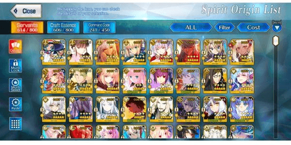 Gambar Product (NA) Fgo Account 40 SSR WNP