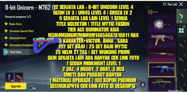 Gambar Product PUBG CHEAPEST SULTAN TITLE COLLECTOR