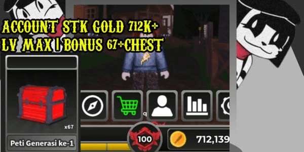 Gambar Product ACCOUNT STK GOLD 712K+ LV MAX | BONUS 67+CHEST