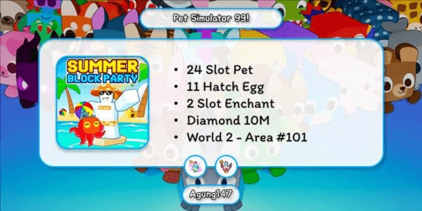 Gambar Product Rank 4 Account - Pet Simulator 99!