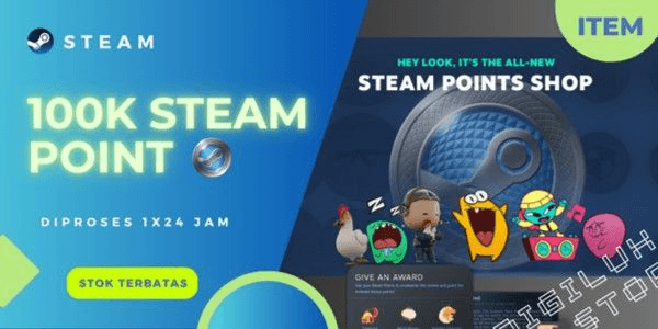 Gambar Product 100,000 Steam Points
