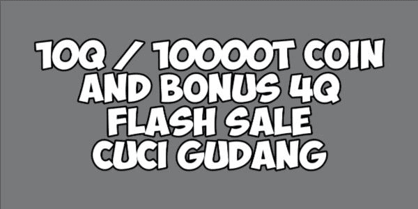 Gambar Product 10Q / 10000T Coin + Bonus 4Q / 4000T