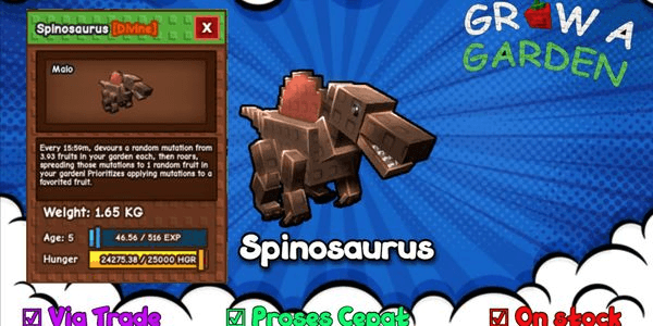 Spinosaurus - Grow A Garden