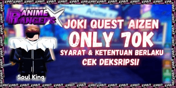 Gambar Product Joki Quest/Get Aizen | Anime Ranger X