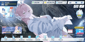 (Global) Blue Archive Hesabı Lv 90 24 Limit