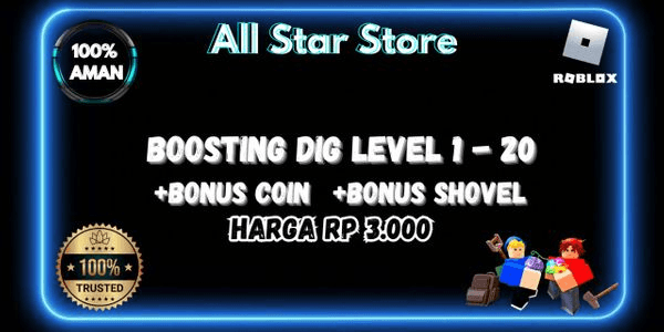 Gambar Product JOKI LEVEL 1-20 DIG (3K PER LEVEL)