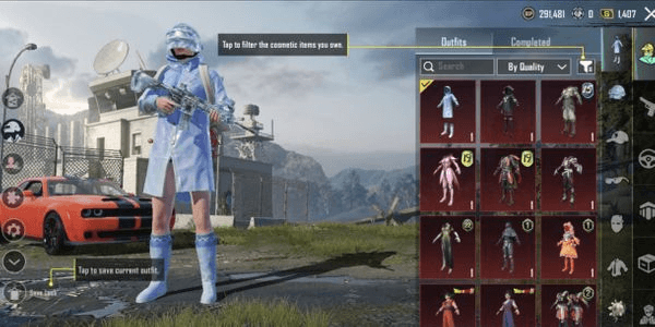 Gambar Product PUBG GLOBAL 35 WEAPON LAB CONQUEROR BORDER X SPORT CAR X 7 KILLMESS
