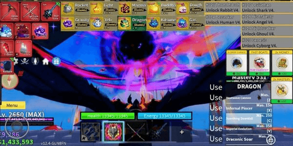 Gambar Product 11 perm, 6 race v4, 4 game pass, max storage 4, cdk dg god human