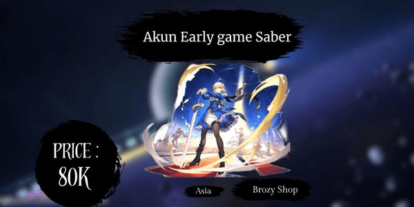Gambar Product Early Game Saber Account (Allunset)