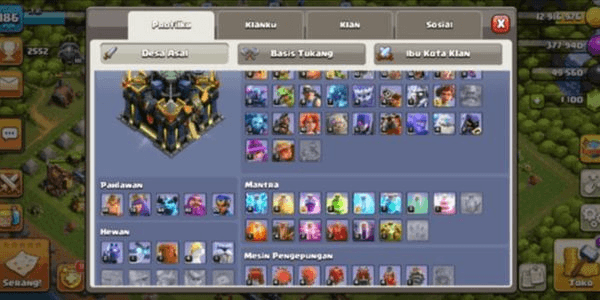Gambar Product Town Hall 17 donation account decent defense