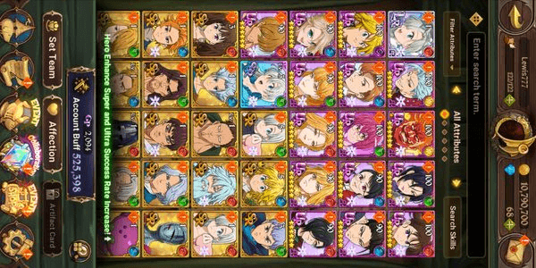 Gambar Product Cheap Seven Deadly Sins Account Part. 03