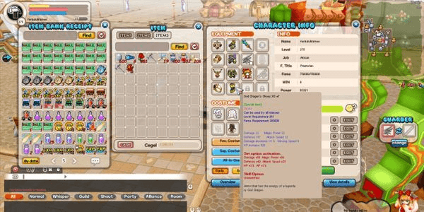 Gambar Product Akun Artisan Level 275 Praetorian Inventory 1 2 3 Terbuka