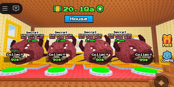 Gambar Product Nightmare Blobfish [SECRET] | Steal A Fish