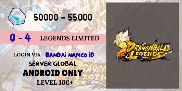 Gambar Product Akun Dragon Ball Legends Global [Android] - 1