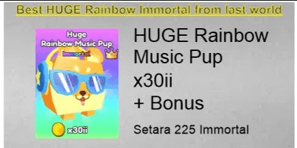 Gambar Product Best Huge Rainbow Immortal Pet | Climb and Jump Tower