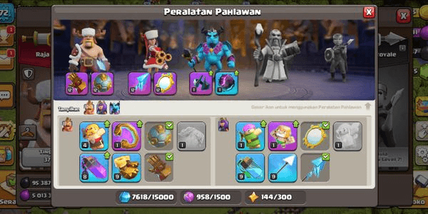 Gambar Product Th9 max gear epic mantap I ganti nama 500 Gems