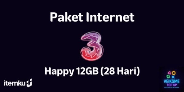 Gambar Product Kuota Happy 12 GB (30 Hari)
