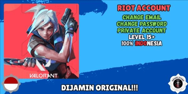 Gambar Product Valorant Starter Account Unranked Level 15