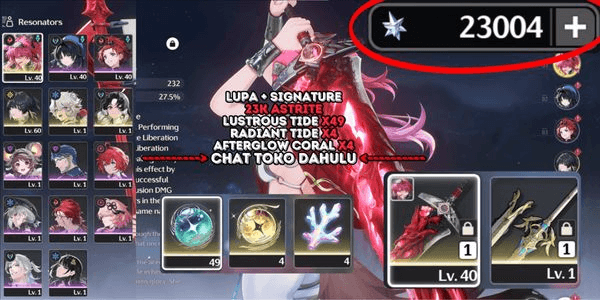 Gambar Product [23K ASTRITE][5SSR] LUPA + SIGNATURE + LINGYANG + JIANXIN + BLOODPACT + CHECK DESC! [SEA] #A14