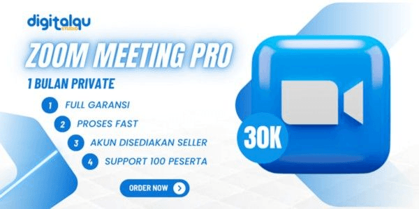 Gambar Product Zoom Meetings Pro 1 bulan