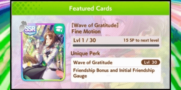 Gambar Product Uma Musume Global | SSR Fine Motion | +4 SSR [Android/Steam] - FM1