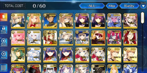 Gambar Product [NA][Starter] Aesc + Skadi NP2 + Merlin + Koyanskaya + Arcueid + Lady Avalon + Draco
