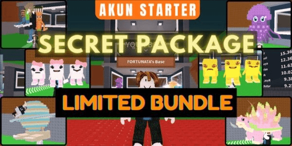 Gambar Product AKUN STARTER SECRET PACKAGE | LIMITED BUNDLE | STEAL A BRAINROT