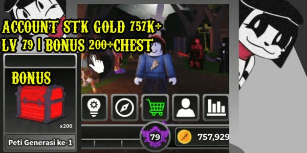 Gambar Product ACCOUNT STK GOLD 757K+ LV 79 | BONUS 200+CHEST