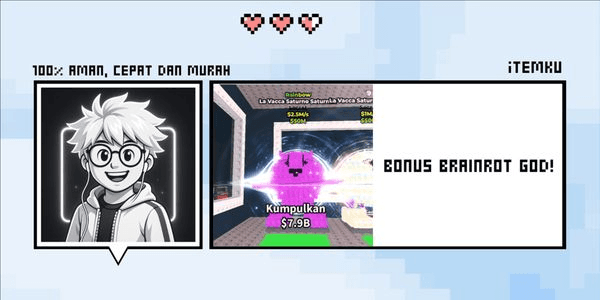 Gambar Product Rainbow The Cow Saturn Saturnita + Bonus Brainrot God!