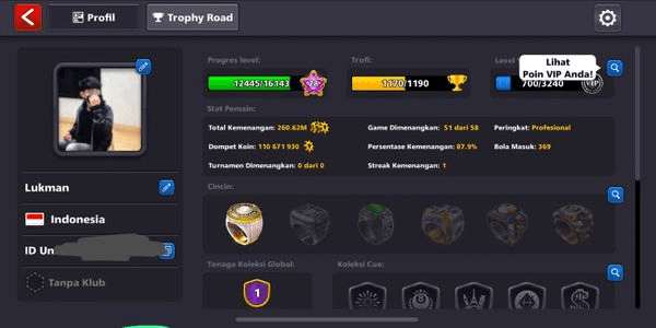 Gambar Product 8BP Account 100M Coins + Cash (Ready to Use)