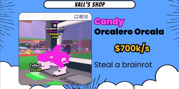 Gambar Product Candy Orcalero Orcala - Brainrot God - Steal a Brainrot