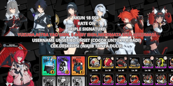 Gambar Product [ASIA] 17 SSR TRIPLE SIGNATURE, ASTRA YAO SIGN, S-ANBY SIGN, NEKOMATA SIGN, HARUMASA, RINA, KOLEDA, RESTRAINED, BANGBOO X7, UID BAGUS