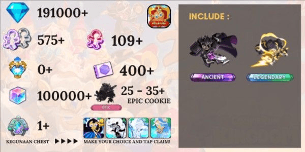 Gambar Product Akun Reroll SIAP GACHA Starter [Dark Cacao] - 1