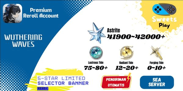 Gambar Product [SEA] Wuthering Waves Premium Reroll Account