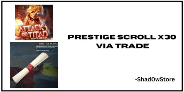Gambar Product Prestige Scroll x30 - Attack on Titan Revolution