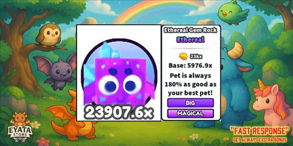 Gambar Product Pet is always 180% as good as your best pet! - Sword Clashers Simulator