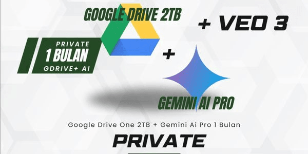 Gambar Product GOOGLE ONE 2TB + GEMINI PRO 1 MONTH