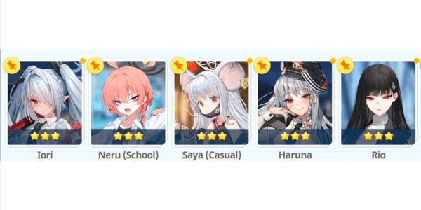 Gambar Product (Global) Starter 5 SSR: Rio, Neru (School), Iori, Saya (Casual), Haruna