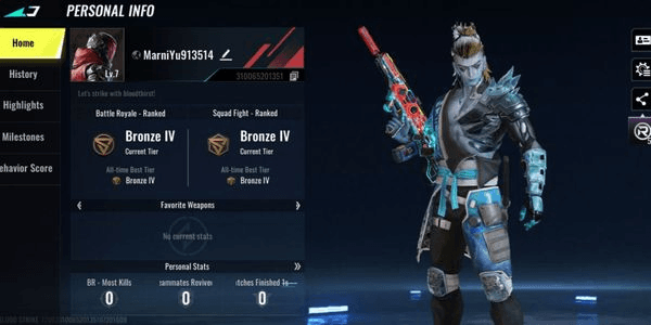 Gambar Product AKUN BLOODSTRIKE [ Ar97 - Bit Strike Lv 2 Aug - Scarlet Castle Glock - Venom M1887 - Blacksteel RPK - Blacksteel Zero - Oni Samurai ]