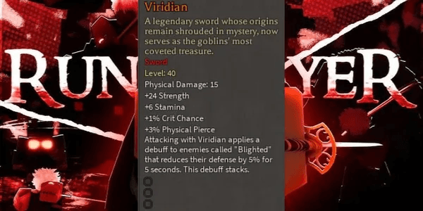 Viridian (3 Rune Slot) - Rune Slayer RBL